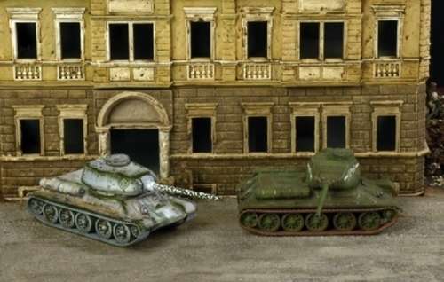 Plastikowy model do sklejania radzieckich czołgów T 34/85 w skali 1/72, model Italeri 7515.-image_Italeri_7515_1