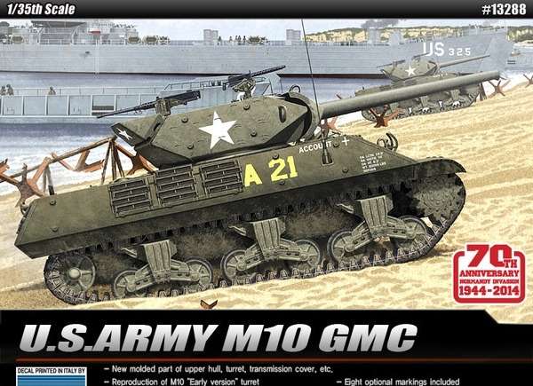 MOdel do sklejania niszczyciela czołgów M10 Wolverine-image_Academy_13288_1