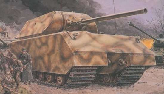 Niemiecki super ciężki czołg Maus, plastikowy model do sklejania Dragon 6007 w skali 1:35.-image_Dragon_6007_1