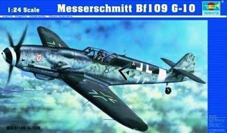 Opakowanie modelu Messerschmitt BF109G-10 w skali 1/24 - super model Trumpetera.-image_Trumpeter_02409_1