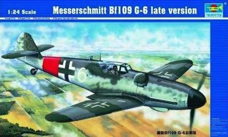 Opakowanie modelu Messerschmitt BF109G-6 w skali 1/24 - wersja późna.-image_Trumpeter_02408_1