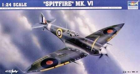 Opakowanie modelu Spitfire Mk.VI Tropical w skali 1/24. Trumpeter numer 02413.-image_Trumpeter_02413_1