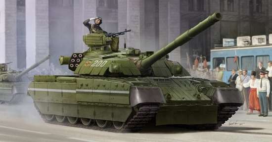 Ukraiński współczesny czołg T-84 MBT, plastikowy model do sklejania Trumpeter 09511 w skali 1:35-image_Trumpeter_09511_1