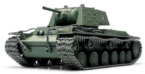 Radziecki czołg ciężki KW-1, plastikowy model do sklejania Tamiya 32545 w skali 1:48.-image_Tamiya_32545_1