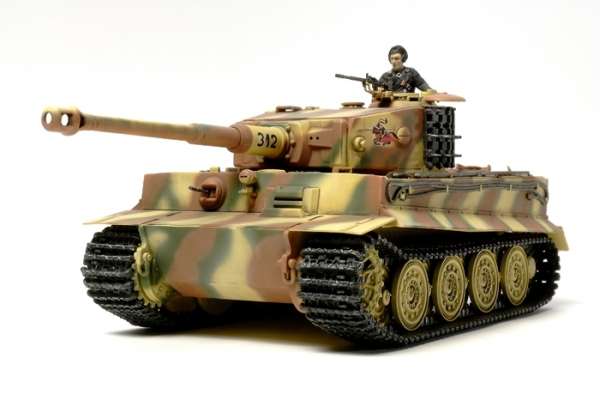 Niemiecki czołg Tiger I - późna produkcja, plastikowy model do sklejania Tamiya 32575 w skali 1:48-image_Tamiya_32575_1
