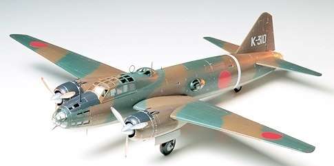 Japoński samolot torpedowo-bombowy Mitsubishi Isshikirikko typ 11, plastikowy model do sklejania Tamiya 61049 w skali 1:24.-image_Tamiya_61049_1