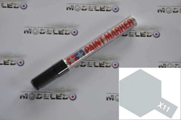 Farba modelarska emaliowa - marker Tamiya 89011 w kolorze X-11 Chrome Silver-image_Tamiya_89011_1