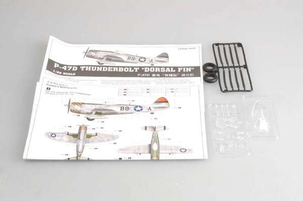 Model myśliwca P-47D Thunderbolt do_sklejania_trumpeter_02264_image_9-image_Trumpeter_02264_3
