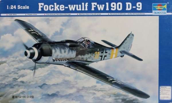 Opakowanie modelu Focke-Wulf FW190 D-9 w skali 1/24. Trumpeter numer 02411.-image_Trumpeter_02411_1