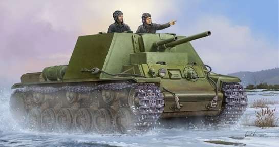 Soviet tank KV-7 Mod 1941 model_do_sklejania_trumpeter_09503_skala_1_35_image_2-image_Trumpeter_09503_3