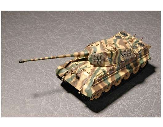 Kultowy niemiecki czołg ciężki King Tiger w skali 1:72 do sklejania, model Trumpeter 07202.-image_Trumpeter_07202_1