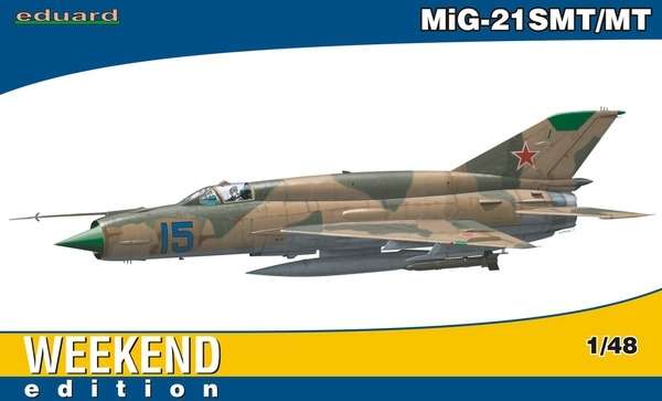 Model myśliwca Mig 21 SMT/MT w skali 1:48 do sklejania od Eduarda. Model 84129 w sam raz na weekend -image_Eduard_84129_1