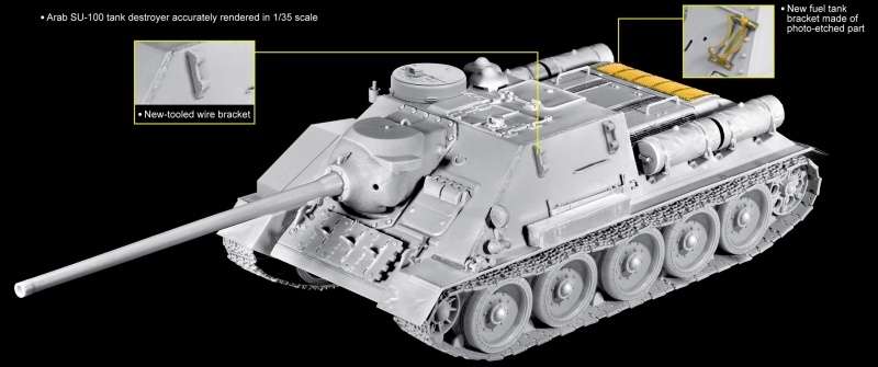 Dragon 3572 w skali 1:35 - model Tank Destroyer SU-100 do sklejania - image dra3572 b-image_Dragon_3572_3