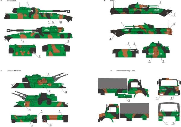 35D24 Polska kalkomania - Pojazdy 10tej Brygady Kawalerii Pancernej cz.2 - 1/35