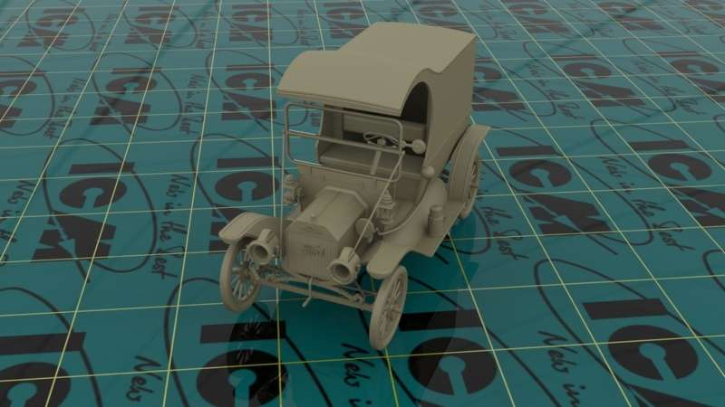 ICM 24008 w skali 1:24 - Model T1912 Light Delivery Car - image a-image_ICM_24008_3