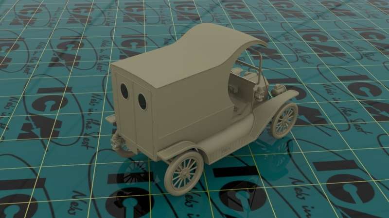 ICM 24008 w skali 1:24 - Model T1912 Light Delivery Car - image b-image_ICM_24008_3