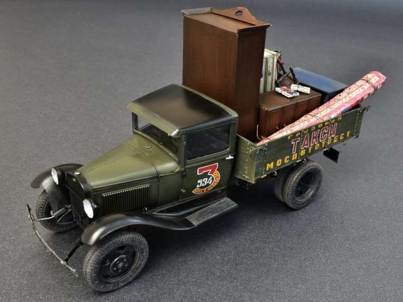 MiniArt 38013 w skali 1:35 - model Soviet 1,5 ton Cargo Truck do sklejania - image ad-image_MiniArt_38013_3