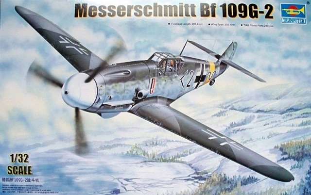 German fighter Messerschmitt Bf 109 G-2 plastikowy_model-do_sklejania_trumpeter_02294_image_1-image_Trumpeter_02294_1