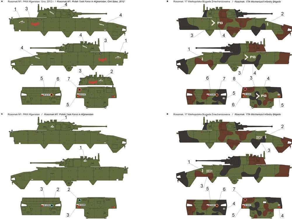35D29 Polska kalkomania - KTO Rosomak - cz.1 skala 1:35