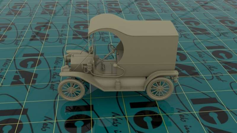 ICM 24008 w skali 1:24 - Model T1912 Light Delivery Car - image c-image_ICM_24008_3