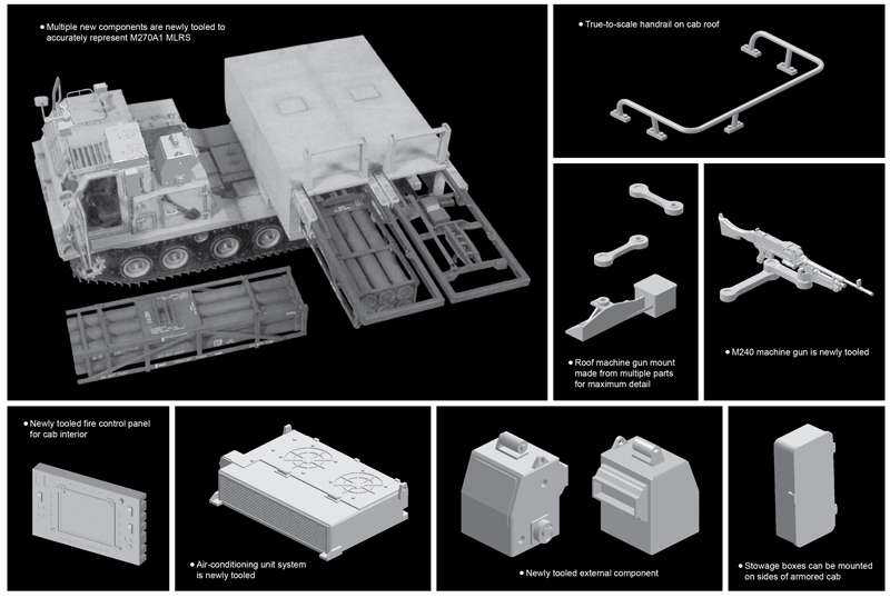 Dragon 3557 w skali 1/35 - image d - model M270A1 MLRS do sklejania-image_Dragon_3557_5