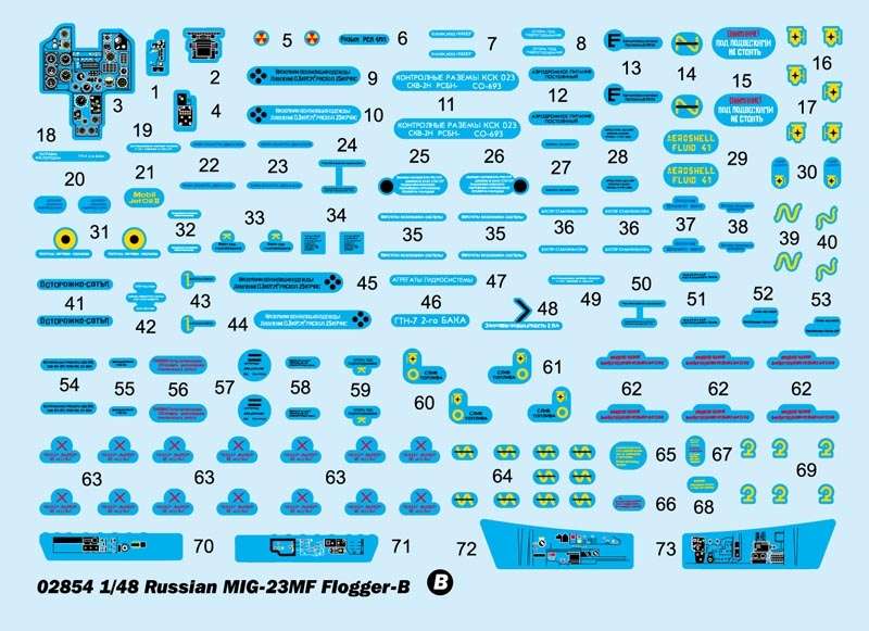 Russian fighter MiG-23MF Flogger B - model_trumpeter_02854_image_4-image_Trumpeter_02854_2