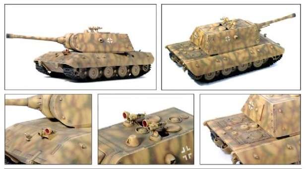 German super heavy tank E-100 in scale 1:35. Dragon 6011-image_Dragon_6011x_5