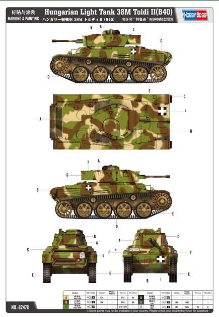 Instrukcja malowania modelu Hobby Boss 82478-image_Hobby Boss_82478_4