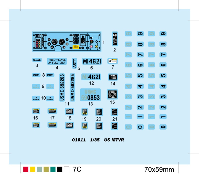 Trumpeter 01011 MTVR MK.23 Cargo Truck