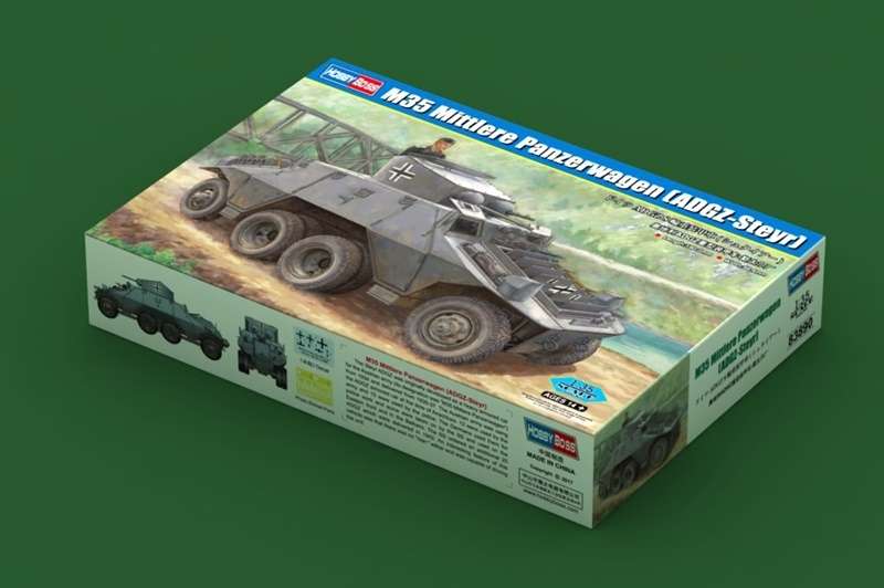 Model M35 Mittlere Panzerwagen ADGZ-Steyr in scale 1:35, model Hobby Boss 83890_image_1-image_Hobby Boss_83890_2