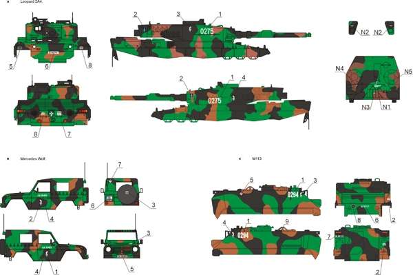 35D24 Polska kalkomania - Pojazdy 10tej Brygady Kawalerii Pancernej cz.2 - 1/35