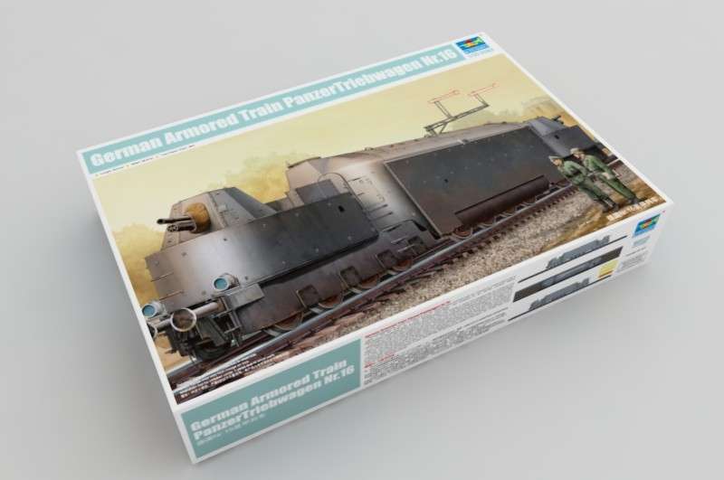 Trumpeter 00223 w skali 1:35 - model German Armored Train Panzertriebwagen Nr.16 - image a-image_Trumpeter_00223_3