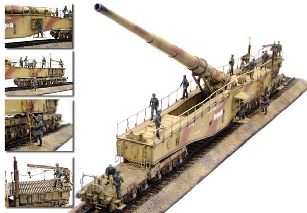 German Railway Gun 28cm K5(E) Leopold model_do_sklejania_dragon_6200_1_35_image_3-image_Dragon_6200_3