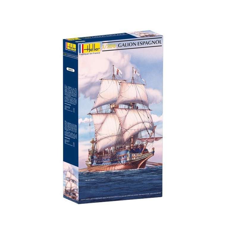 Galeon Galion Espagnol, plastikowy model do sklejania Heller 80835 w skali 1:200.-image_Heller_80835_1