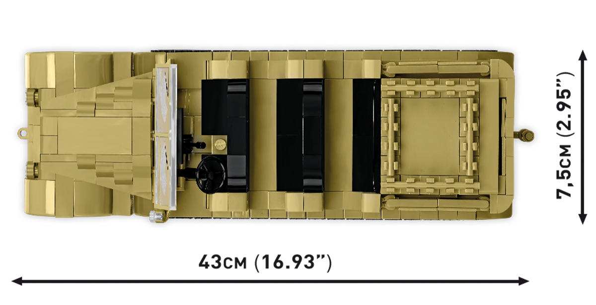 Sdkfz z zestawu klocków Cobi 3143