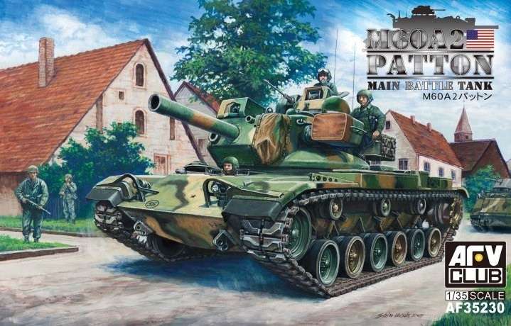 Amerykański czołg podstawowy M60A2 Patton, plastikowy model do sklejania AFV AF35230 w skali 1:35-image_AFV Club_AF35230_1