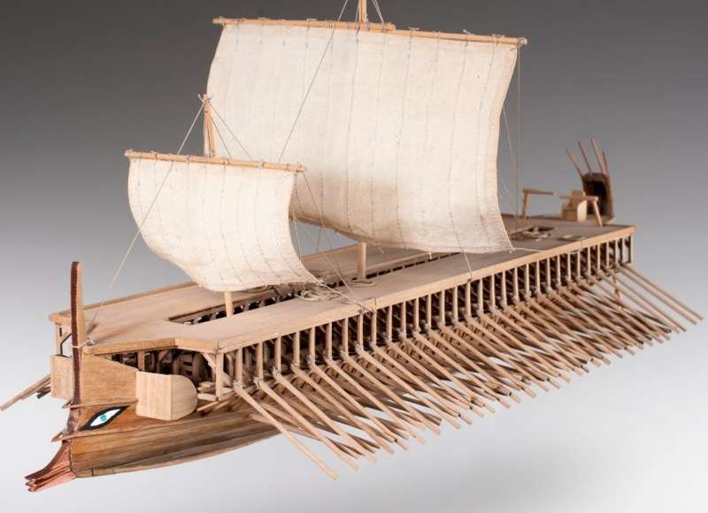 model_drew niany_do_sklejania_dusek_d004_greek_trireme_hobby_shop_modeledo_image_1-image_Dusek Ship Kits_D004_1