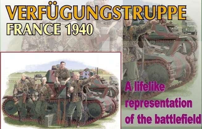 Niemieccy żołnierze - oddział wsparcia niemieckiego SS, plastikowe figurki do sklejania Dragon 6309 w skali 1:35-image_Dragon_6309_1