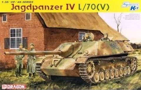 Niemiecki niszczyciel czołgów Jagdpanzer IV L/70(V), plastikowy model do sklejania Dragon 6397 w skali 1/35.-image_Dragon_6397_1