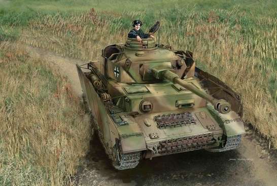 Niemiecki czołg Pz.Kpfw. IV Ausf.H, plastikowy model do sklejania Dragon 6526 w skali 1:35-image_Dragon_6526_1