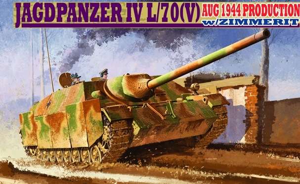 Niemieckie działo pancerne Sd.Kfz.162 Jagdpanzer IV, plastikowy model do sklejania Dragon 6589 w skali 1:35-image_Dragon_6589_1