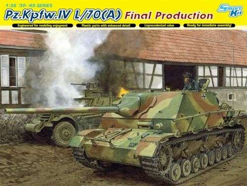 Niemiecki niszczyciel czołgów Pz.Kpfw.IV L/70(A), plastikowy model do sklejania Dragon 6784 w skali 1:35.-image_Dragon_6784_1