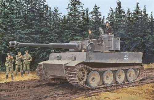 Dragon 7370 Tiger I Initial Production s.Pz.Abt.502 (Leningrad 1942)