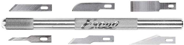 Nożyk modelarski z 6 zapasowymi ostrzami, Excel 19064.-image_Excel_19064_1