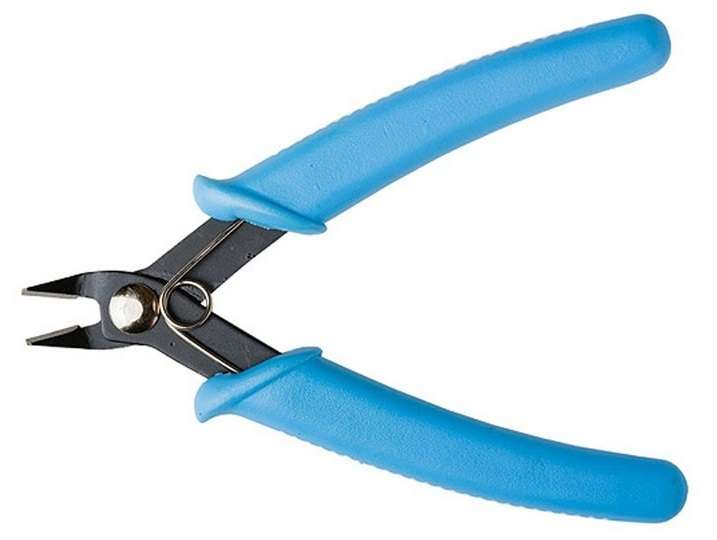 Cążki boczne / szczypce modelarskie niebieskie, Excel 55594-image_Excel_55594_1