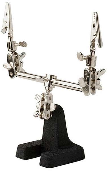 Uchwyt z dwoma krokodylkami - dodatkowa trzecia ręka, Excel 55674-image_Excel_55674_1