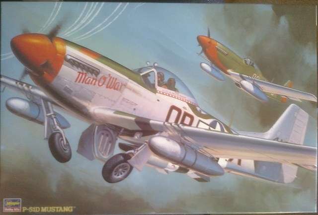 Amerykański samolot myśliwski P-51D Mustang, plastikowy model do sklejania Hasegawa 08055 ST5 w skali 1:32-image_Hasegawa Hobby Kits_08055_1