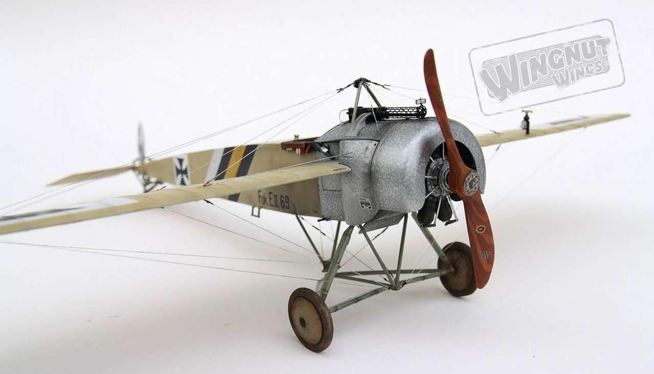 Niemiecki samolot myśliwski Fokker E.II / E.III, plastikowy model do sklejania Wingnut Wings 32018 w skali 1:32-image_Wingnut Wings_32018_1