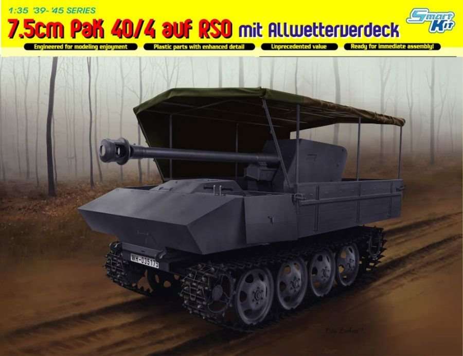 Model działą Pak40 na podwoziu RSO - Dragon 6679-image_Dragon_6679_1