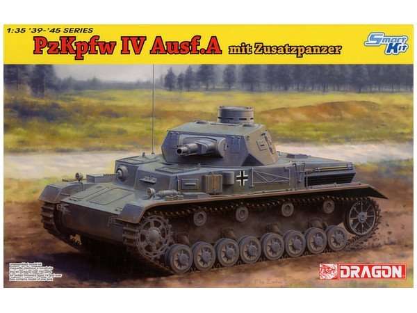 Niemiecki czołg średni Panzerkampfwagen IV Ausf. A, plastikowy model do sklejania Dragon 6816 w skali 1/35.-image_Dragon_6816_1